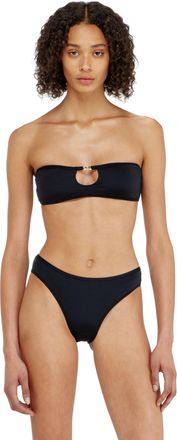 Diesel Bandeau bra in with metal Oval D - Bras - Woman - Black