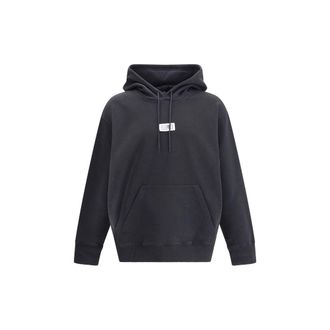 Maison Margiela Mens Hoodie Casual - Dark Grey Cotton - Size X-Large