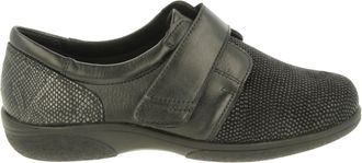 DB Shoes DB Firecrest 6V Womens Stretch Smooth Toebox Shoes Black UK 5