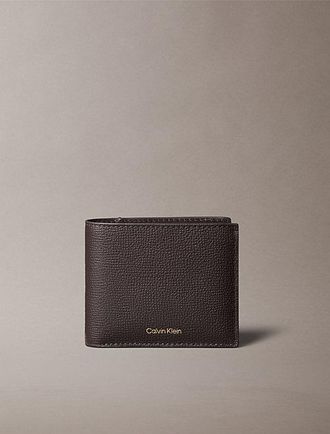 Calvin Klein Billetera Plegada De Piel