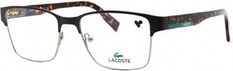 Lacoste Mens Black Square Eyeglass Frames L2286 201
