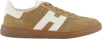 Hogan Coole Bruine Sneaker voor Heren - Heren - Sneakers - Bruin - 40 1/2 EU - Schoenen