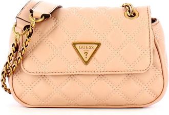 Guess Chain Strap Shoulder Bag - Dames - Schoudertassen - Beige - ONE Size - Tassen