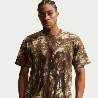 Nike Mens Basketball T-Shirt in Brown | IQ6631-253