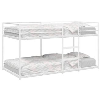 Berkfield Home Bunk Bed without Mattress White 90x200 cm Steel