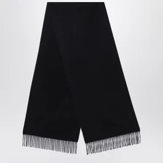 Destin Black cashmere scarf