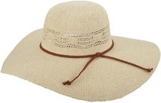 Scala Bangcok Toyo Straw Floppy Hat in Natural at Nordstrom Rack