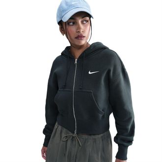 Nike Womens W Nsw Phnx Flc in Seaweed/Sail - Green - Size 10 UK