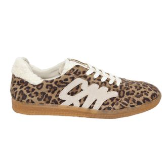 Steve Madden Dames/Dames Elora Leopard Print Textiel Trainers (Bruin)