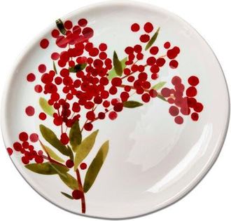 Tag Christmas Sprig Salad Plate Dishwasher Safe Everyday Dining in Red at Nordstrom