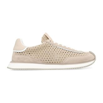 Dolce & Gabbana Sneakers, male, Beige, Size: 7 US Woven Low-Top Sneakers