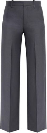 Zadig&Voltaire Panol Broek - Dames - Wijde Broeken - Grijs - S - Leer - Broeken