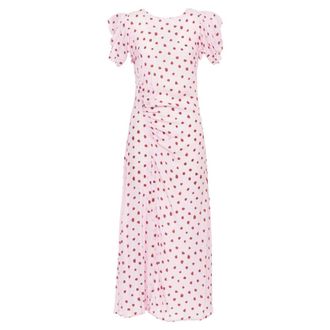 Mar De Margaritas Midi Dresses, female, Pink, Size: XS Kristel Floral Dress