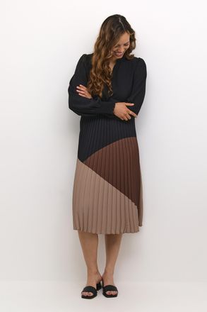 Culture Jurk Feminine black multi