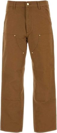 Carhartt Work in Progress Double Knee Pant - Heren - Straight fit broeken - Bruin - W30 - Katoen - Broeken