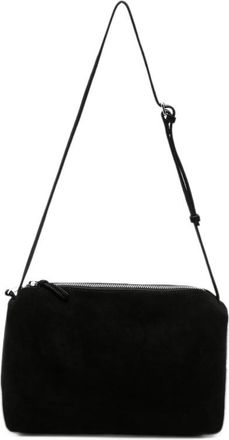 Low Classic Suede Shoulder Bag