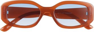 BP. Oval Sunglasses in Blue- Tort at Nordstrom