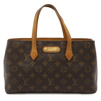 Louis Vuitton Brown Monogram Canvas Handbag Tote Bag (Pre-Owned)