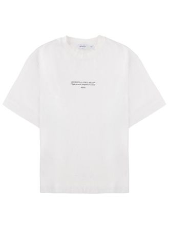 Off-white White Crew Neck T-Shirt