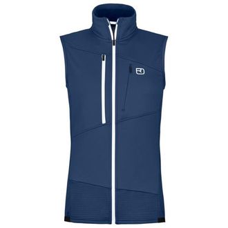 Ortovox Fleece Grid Vest Fleecegilet f&uuml;r Damen | blau