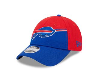 New Era Buffalo Bills NFL 2023 Sideline Red Blue 9Forty Stretch Snapback Cap - One-Size