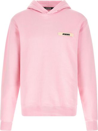 Jacquemus Pink Le Hoodie Gros-Grain Hoodie
