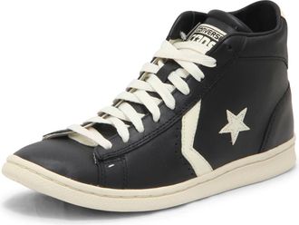 Converse Pro Leather LP Mid - Dames - Sneakers - Zwart - 39 1/2 EU - Leer - Schoenen