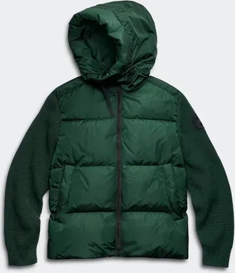 Canada Goose Chandail &agrave; capuchon en tricot HyBridgeMD Grove (Hommes, Glade Green, TTG)