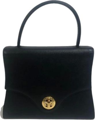 Givenchy Pre-owned Handbags, female, Black, Size: ONE SIZE Pre-owned Leather Handbag
