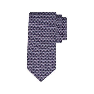 Ferragamo Ties, male, Multicolor, Size: ONE SIZE Tournament-print Silk Tie