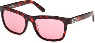 GCDS GD0049 54S Mens Sunglasses Tortoiseshell Size 55