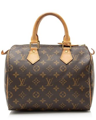 Louis Vuitton Brown Monogram Canvas Speedy 25 (Authentic Pre-Loved)