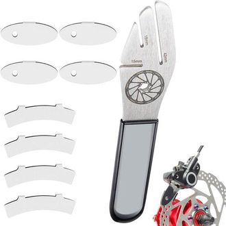 OEM Herramienta De Alineaci&oacute;n De Frenos De Disco, Llave De Ajuste De Frenos De Bicicleta, Regulador De Juego Con 8 Pastillas De Freno