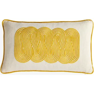 Jonathan Adler Pompidou Pillow in Yellow Path at Nordstrom, Size 12X20