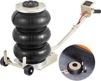 OEM Pneumatischer Wagenheber Air Jack 3 T, Wei&szlig; Dreifachbeutel-luftheber 140-450 Mm Hubh&ouml;he Airbag Luftwagenheber Mit Langem Griff, 5 Minuten Hub Lufthebe