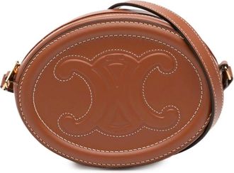 Celine Pre-owned Cross Body Bags, female, Brown, Size: ONE SIZE Pre-owned Round Crossbody Bag