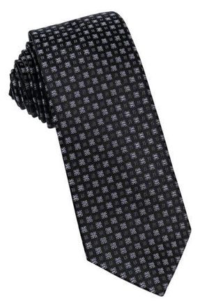 W.R.K Neat Silk Tie in Black at Nordstrom Rack