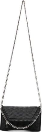 Stella McCartney Falabella Sequin Schoudertas - Dames - Schoudertassen - Zwart - ONE Size - Polyester - Tassen