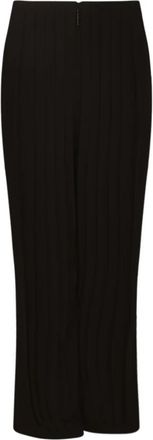 Giorgio Armani Wide Broeken - Dames - Wijde Broeken - Zwart - L - Broeken