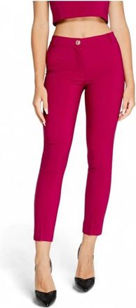 Rinascimento Roze Polyester Jeans & Pant - Dames - Vrijetijds broeken - Rood - XL - Polyester - Broeken