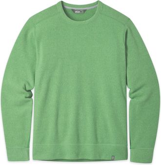 Stio | Mens Turpin Fleece Crew Top, Size Extra Large in Forage Heather