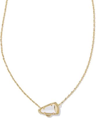 Kendra Scott Womens Cheer Short Pendant Necklace In Gold
