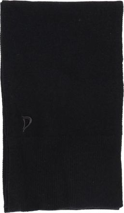 Dondup Zwarte Katoenen Sjaal - Dames - Wintersjaals - Zwart - ONE Size - Katoen - Accessoires