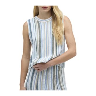 Barbour Josie Knitted Vest - female - Barbour - Sleeveless Tops - Multicolor - M - Tops