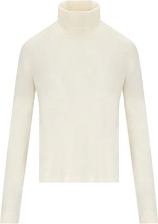 Max Mara Truien & Vesten, Dames, Beige, M, Wol, Adria Turtleneck