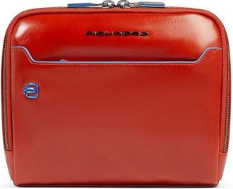 Piquadro Horizontale Leren Crossbodytas - Dames - Schoudertassen - Rood - ONE Size - Katoen - Tassen