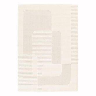 AFK Living Alfombra en relieve suave y elegante 120 x 170 cm