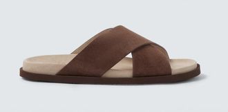 Brunello Cucinelli Suede slides