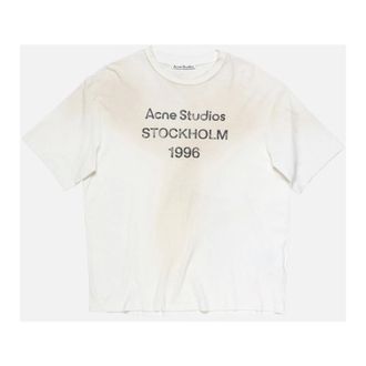 Acne Studios T-shirt in jersey con girocollo - - Tops - unisex - Bianco - XS
