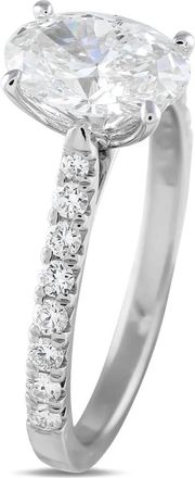 Luxury Bazaar Anello in oro bianco 14 carati con diamanti - Argento